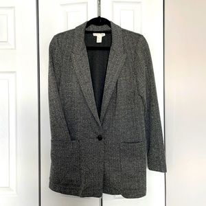 H&M Oversized Herringbone Blazer - Like New!